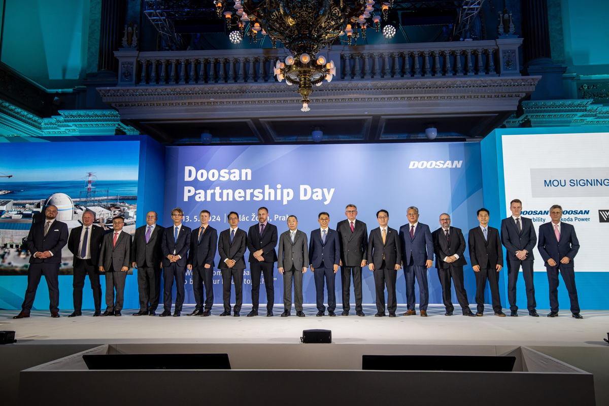 We have signed a Memorandum of Strategic Cooperation with Doosan Enerbility