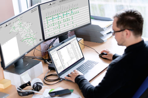 We develop software